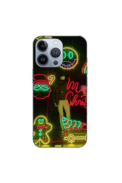OEM Husa compatibila cu Apple iPhone 13 Pro Silicon Gel Tpu Model Craciun Vit...