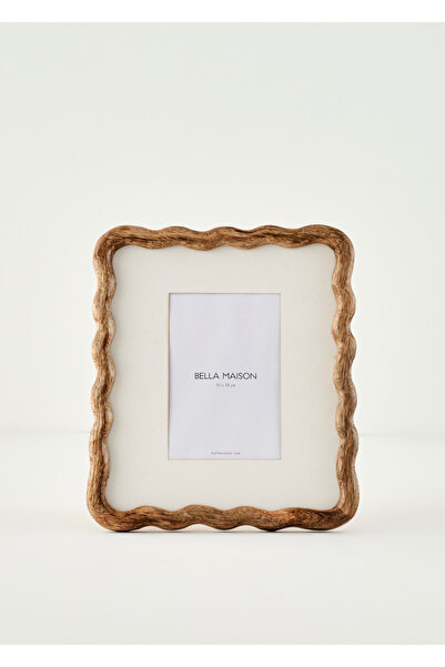 Bella Maison Wave Mango Ağacı Çerçeve Kahverengi (23x2x28 cm)