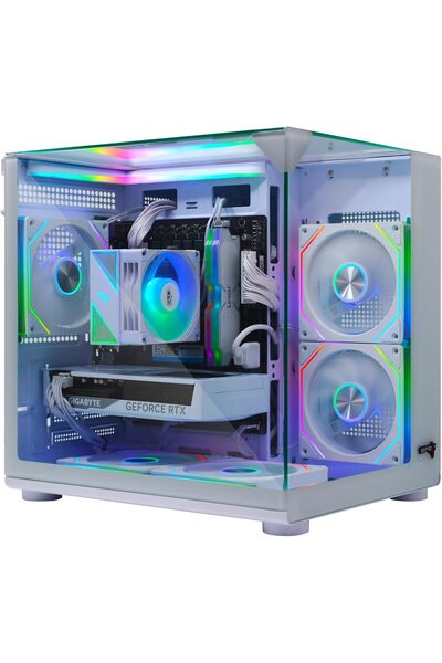 SPEARPC جهاز ألعاب - معالج Intel i7-14700F، بطاقة رسومات RTX 5060Ti 8GB، ذاكر...