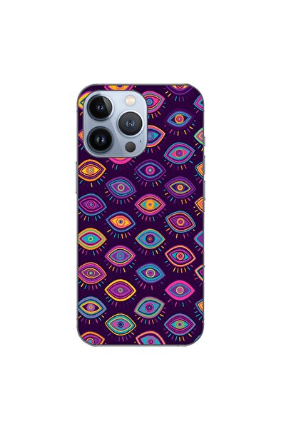 OEM Case compatible with Apple iPhone 13 Pro Silicone Gel Tpu Tribal Eyes Pat...