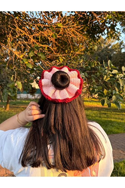 BeeMade Craft Scrunchie Toka, Saç Tokası, Topuz Tokası