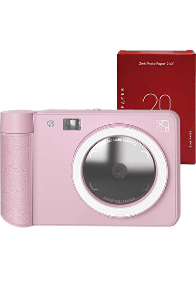 hanın Z1 Instant Camera and Printer Set – Joy – 25 Photos Included, Pink, Blu...