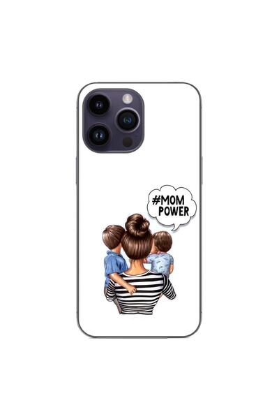 OEM Husa compatibila cu Apple iPhone 14 Pro Max Silicon Gel Tpu Model Mom of ...