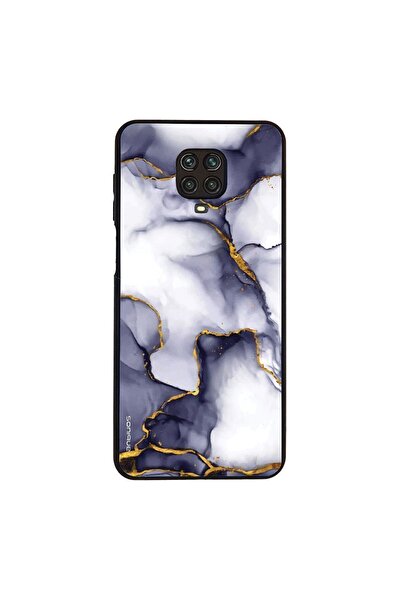 Sonique Θήκη Marble Series για Xiaomi Redmi Note 9S/9 Pro Μωβ Γκρι