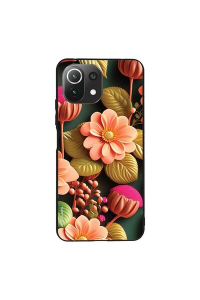 Sonique Θήκη 3D Flower Series για Xiaomi Mi 11 Lite 4G / Mi 11 Lite 5G Σομόν