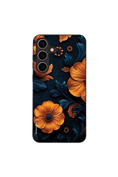 Sonique Θήκη 3D Flower Series για Samsung Galaxy S24 Plus Πορτοκαλί 01