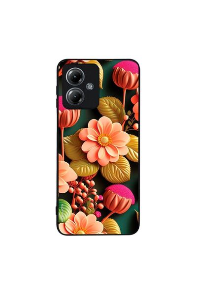 Sonique Θήκη 3D Flower Series για Motorola Moto G14 4G Σομόν