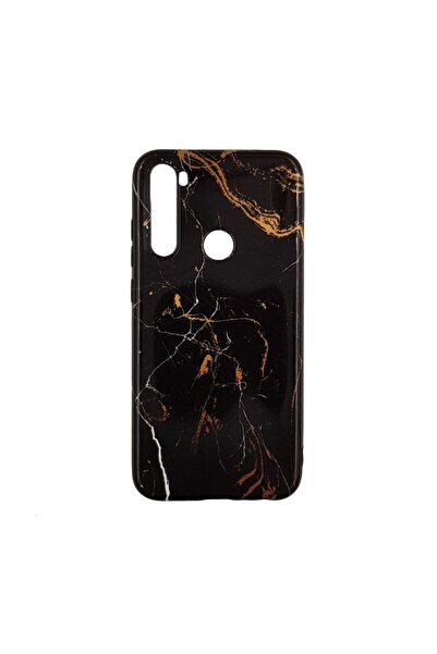 OEM Θήκη Marble Silicon Xiaomi Redmi Note 8T Black / Gold