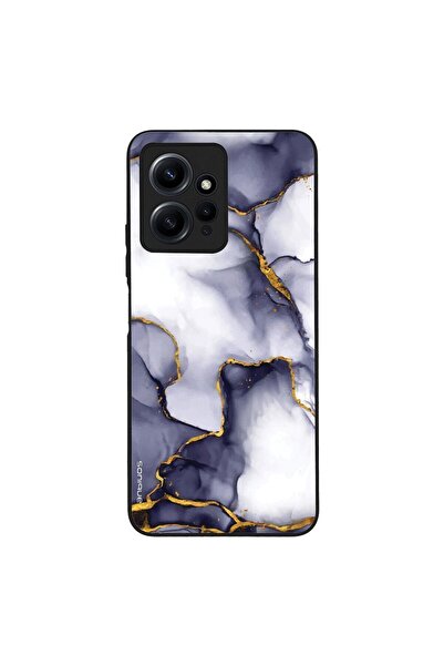 Sonique Θήκη Marble Series για Xiaomi Redmi Note 12 4G Μωβ Γκρι