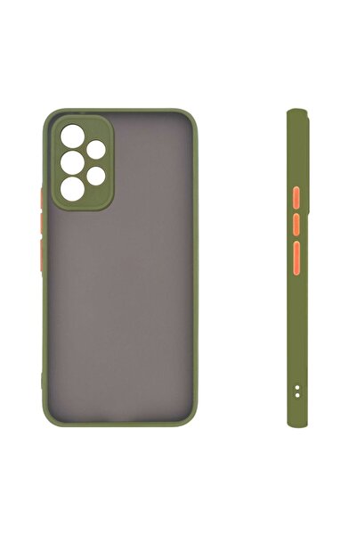 Sonique Θήκη Σιλικόνης Color Button Bumper Samsung Galaxy A53 5G Πράσινο Ανοιχτό