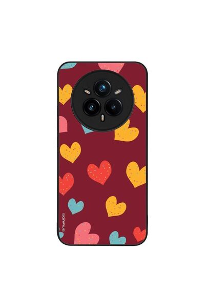 Sonique Θήκη Heart Series για Realme 14 Pro Plus 5G Μπορντώ