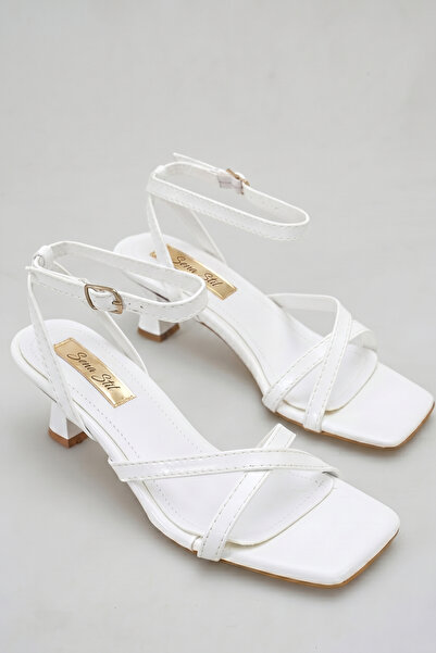 SENASTİL Y10 Thin Band Blunt Toe Promise Engagement Wedding Women's Short Hee...