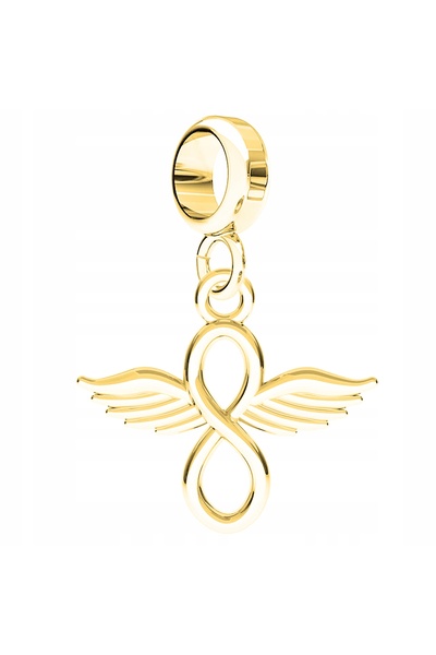 Larezo Pandantiv Tip Charm Pentru Bratari Modulare, Argint 925 Placat Cu Aur ...