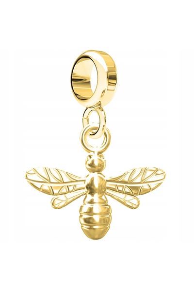 Larezo Pandantiv tip charm pentru brățări modulare, argint 925 placat cu aur ...