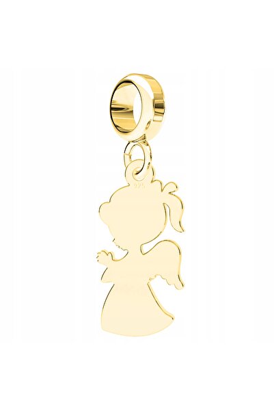 Larezo Pandantiv Tip Charm Pentru Bratari Modulare, Argint 925 Placat Cu Aur ...