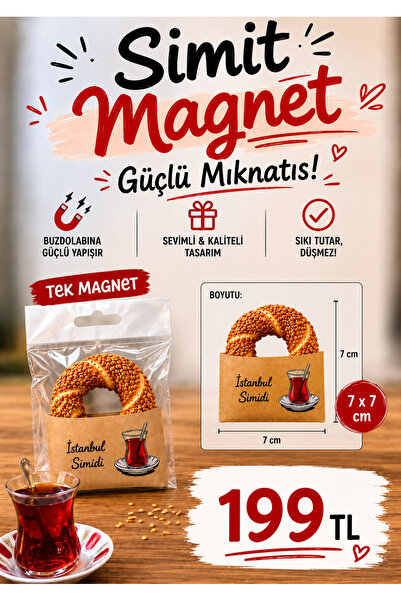 Magnet Simit dekoratif süs