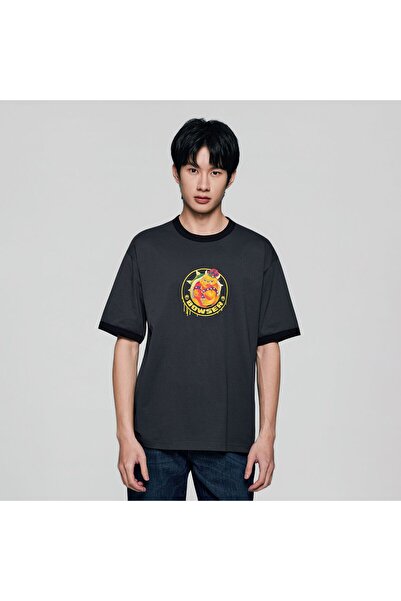 Giordano Men Relaxed Bowser Printed Cotton Tee