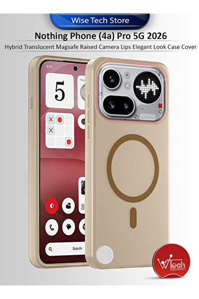 Wtech Nothing Phone (4a) Pro 5G 2026 Hybrid Translucent Magsafe with Magnetic...