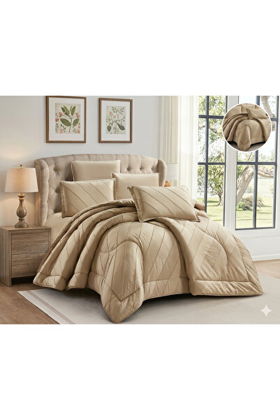 ALMIAAD Double Bed Sheet Summer Cool - Microfiber - 6 Pieces - Summer Quilt 6...