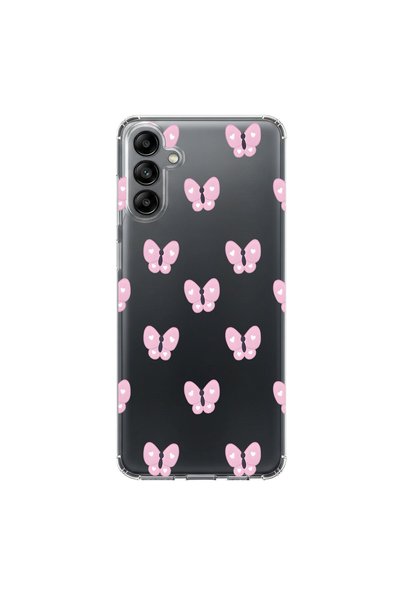 PPKin Samsung Galaxy A04S Compatible Butterfly 2 Design Transparent Case