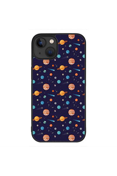 Other Apple iPhone 13 Mini Planets Black Glossy Θήκη