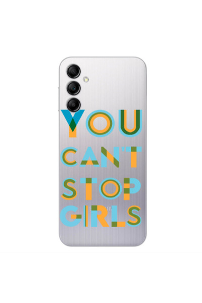 Other Samsung A14 5G You Cant Stop Girls Transparent Silicone TPU Θήκη