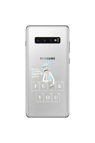 Other Samsung S10 Rick Scince is wise Transparent Silicone TPU Θήκη