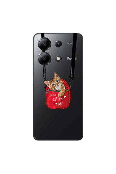 Other Xiaomi Redmi Note 13 4G Are you kitten Transparent Silicone TPU Θήκη