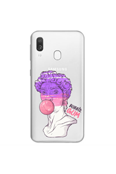 Other Samsung A40 Pin Bubble Transparent Silicone TPU Θήκη