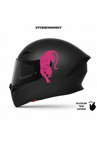 STCKRCO Panter Kask Stickerı | Motor Kask Yanı Sticker | Panter Motosiklet St...
