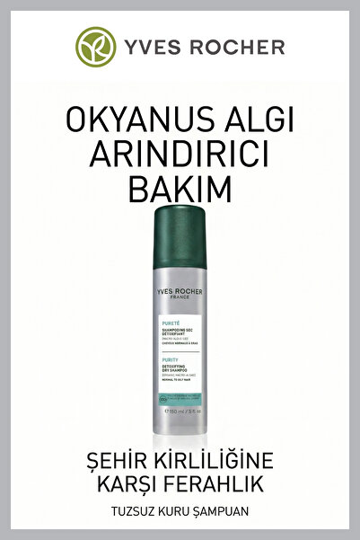 Yves Rocher Çevresel Kirlerden Arındırıcı Tuzsuz Kuru Şampuan 150 ml Yağlanan...
