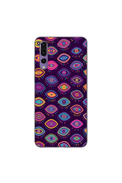 OEM Θήκη συμβατή με Huawei P20 Pro από σιλικόνη gel TPU με σχέδιο Tribal Eyes