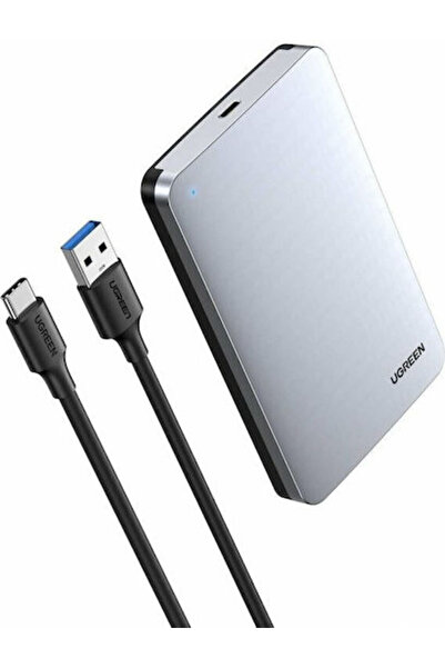 Ugreen Θήκη Cm300 για Σκληρό Δίσκο 2.5 " SATA III με Σύνδεση Type-C Γκρι Κωδι...