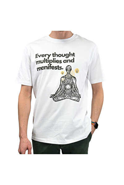 Palo Santo 100% Cotton Unisex T-Shirt "Every Thought" - - Size L
