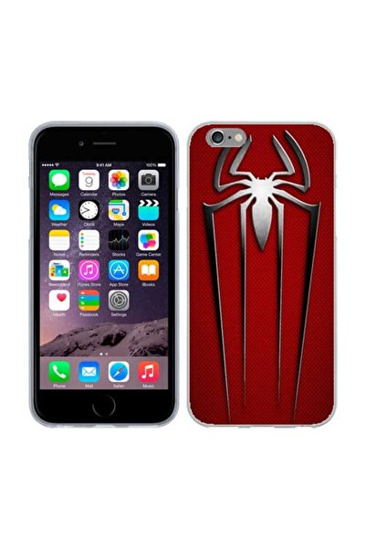 OEM Husa compatibila cu Apple iPhone 6, iPhone 6S Silicon Gel Tpu Model Spide...