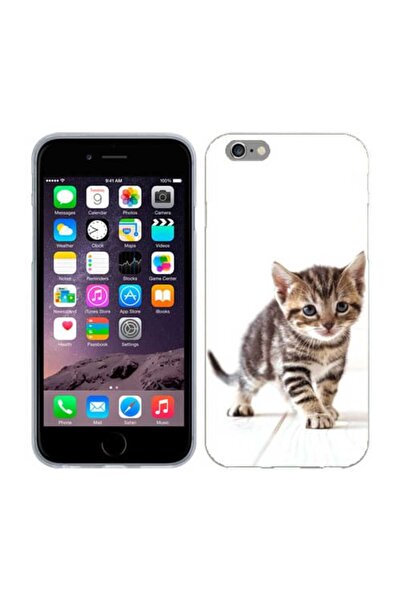 OEM Husa compatibila cu Apple iPhone 6, iPhone 6S Silicon Gel Tpu Model Pisicuta