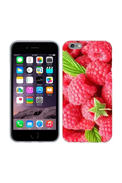 OEM Калъф, съвместим с Apple iPhone 6/6S, силиконов гел TPU, модел Малини