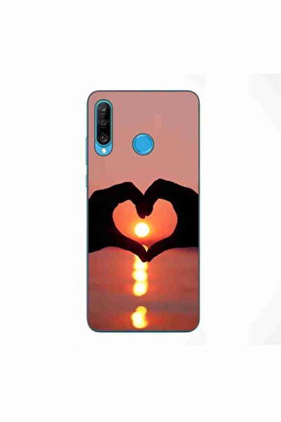 OEM Θήκη συμβατή με Huawei P30 Lite Σιλικόνης Gel TPU Μοντέλο Glow of Love