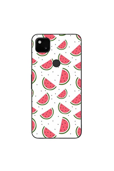 OEM Husa compatibila cu Google Pixel 4A Silicon Gel Tpu Model Watermelons Pat...
