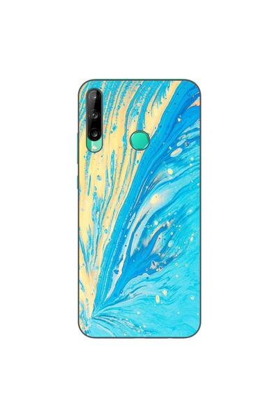 OEM Husa compatibila cu Huawei P40 Lite E Silicon Gel Tpu Model Aqua Bloom