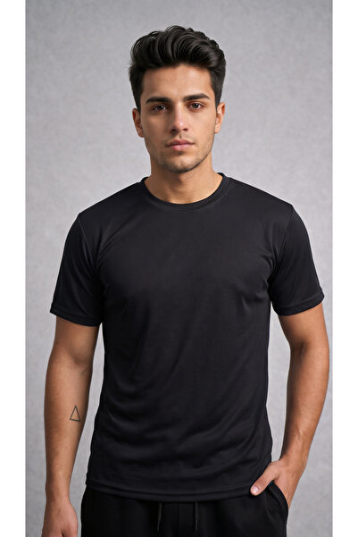 BETES Tricou flexibil pentru bărbați, din țesătură tip fagure, care elimină t...