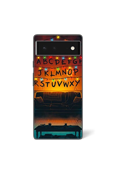 OEM Husa compatibila cu Google Pixel 6 Silicon Gel Tpu Model Stranger Things ...