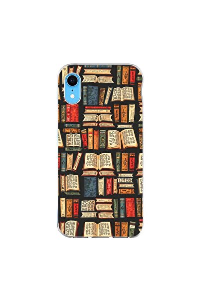 OEM Case compatible with Apple iPhone XR Silicone Gel Tpu Model Books Pattern