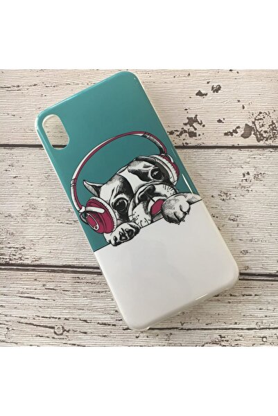 OEM Case compatible with Apple iPhone XS Max Silicone Pattern Printed Dog Music