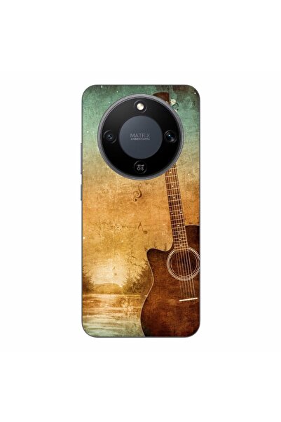 OEM Husa compatibila cu Honor Magic8 Lite Silicon Gel Tpu Model Chitara Vintage