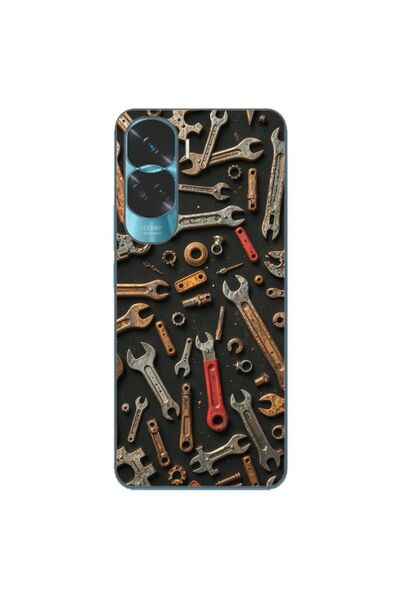 OEM Husa compatibila cu Honor 90 Lite 5G Silicon Gel Tpu Model Mechanic Tools...