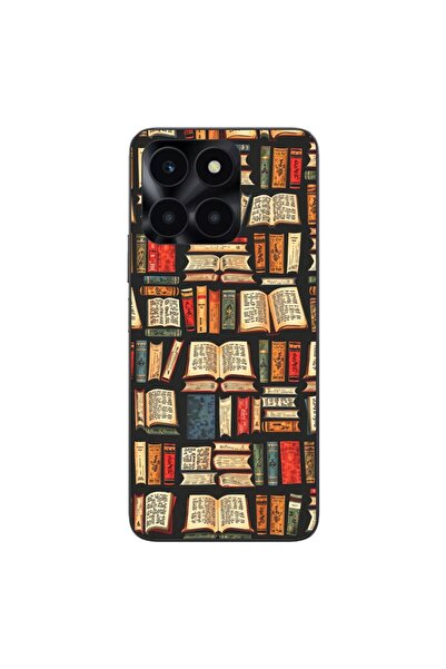 OEM Husa compatibila cu Honor X6a Silicon Gel Tpu Model Books Pattern