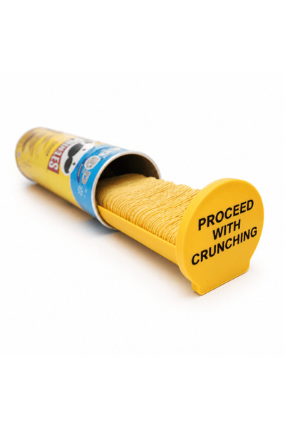 Lulu's Prints Tava glisanta pentru chipsuri compatibil cu tuburile Pringles, ...