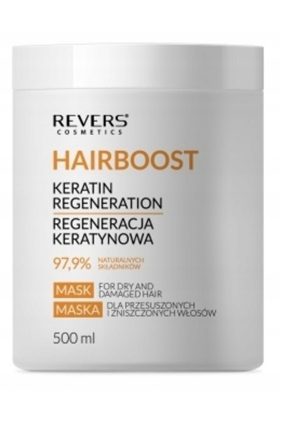 Revers cosmetics Revers Hairboost Mască de păr cu cheratină Unisex 500 ml