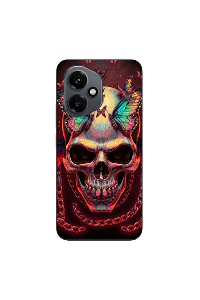 OEM Θήκη συμβατή με Honor 400, από σιλικόνη gel TPU, με ολογραφικό κρανίο και...